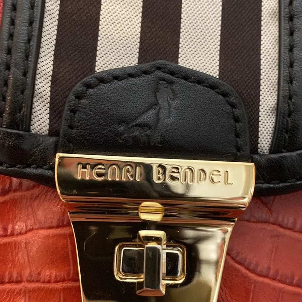 NWOT Henri Bendel handbag genuine leather - Picture 4 of 12